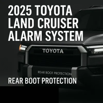 land cruiser boot protection alarm, lexus tailgate alarm, bodywork cut alarm, land cruiser